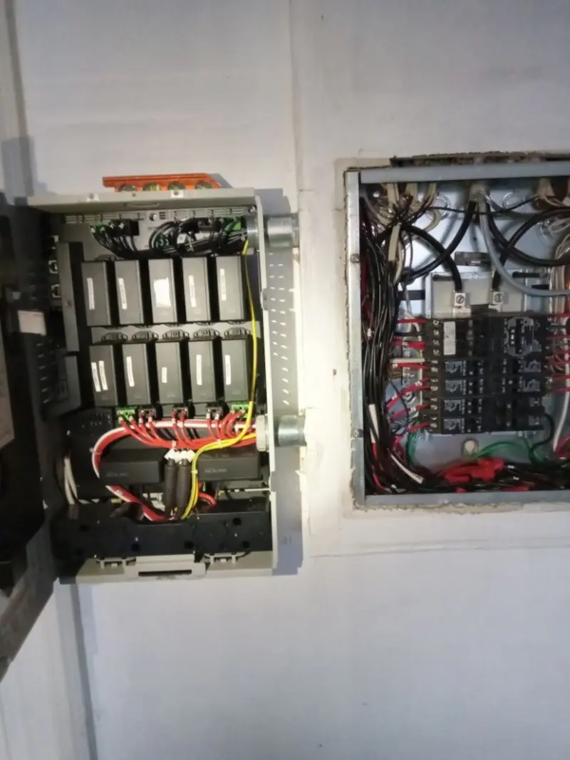 Electrical panel upgrade completed for Ring Doorbell Installation in Lockwood